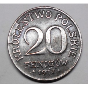 POLAND 20 Fenigow 1917