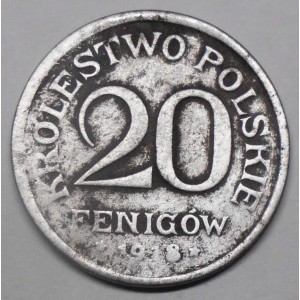 POLAND 20 Fenigow 1918