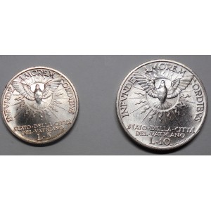 VATICANO 5 Lire + 10 Lire...