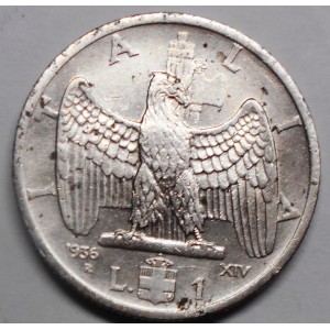 1 LIRA 1936