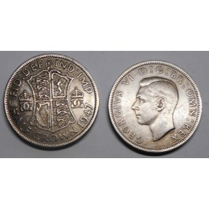 GREAT BRITAIN 1/2 Crown 1947