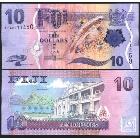 FIJI 10 Dollars 2013