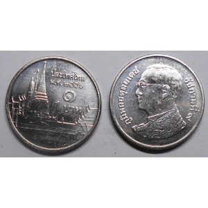 THAILAND 1 Baht 2013 (BE2556)