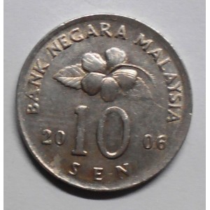 MALAYSIA 10 Sen 2006