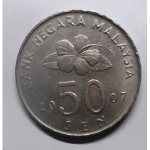 MALAYSIA 50 Sen 2007