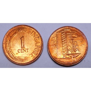 SINGAPORE 1 Cent 1983