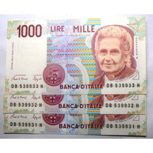 1000 Lire Montessori 1990...