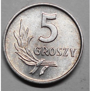 POLAND 5 Groszy 1963