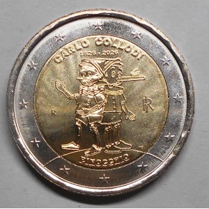 ITALIA 2 EURO 2026 Pinocchio