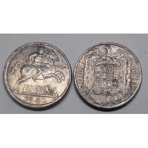 SPAIN 10 Centimos 1940