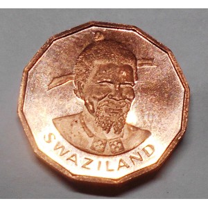 SWAZILAND 1 Cent 1979 Proof...