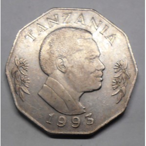 TANZANIA 5 Shilingi 1993...