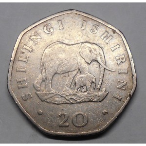 TANZANIA 20 Shilingi 1991