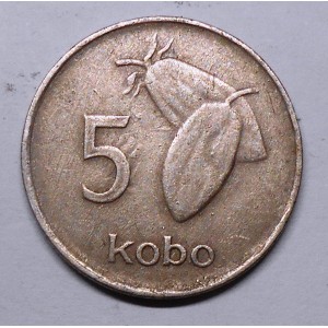 NIGERIA 5 Kobo 1976