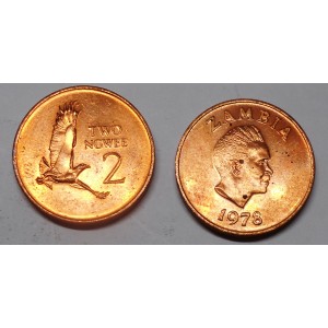 ZAMBIA 2 Ngwee 1978