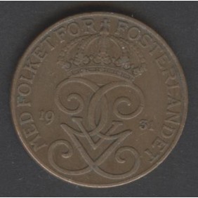 SWEDEN 5 Ore 1931