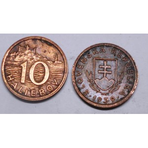 SLOVAKIA 10 Halierov 1939