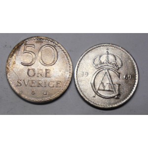 SWEDEN 50 Ore 1969