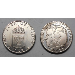 SWEDEN 1 Krona 1977