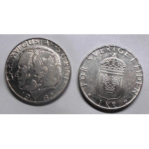 SWEDEN 1 Krona 1982