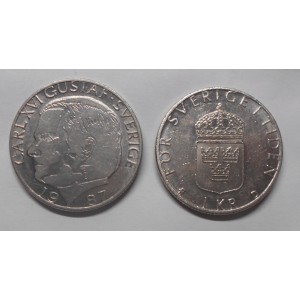 SWEDEN 1 Krona 1987