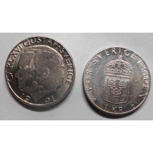 SWEDEN 1 Krona 1991