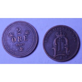 SWEDEN 2 Ore 1902