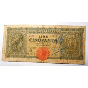 50 Lire 1944 Luogotenenza