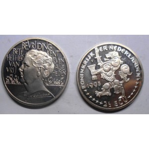 Netherlands 2 1/2 Ecu 1995...