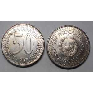 YUGOSLAVIA 50 Dinara 1987