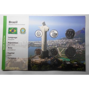 BRAZIL Set coins 1986/88