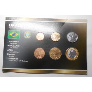 BRAZIL Set coins 2003/2009