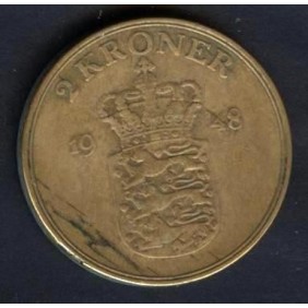 DENMARK 2 Kroner 1948