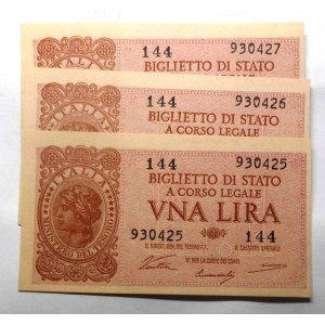 1 Lira 23.11.1944 Ventura /...