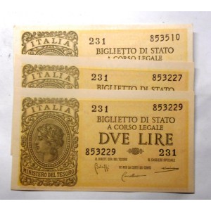 2 Lire 1944 Luogotenenza...