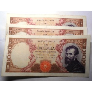 10.000 Lire Michelangelo 1968