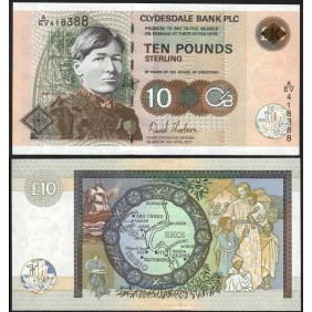 SCOTLAND 10 Pounds 2007...