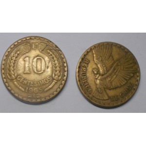 CHILE 10 Centesimos 1965