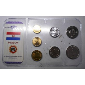 PARAGUAY Set 5 Coins 1992/2006