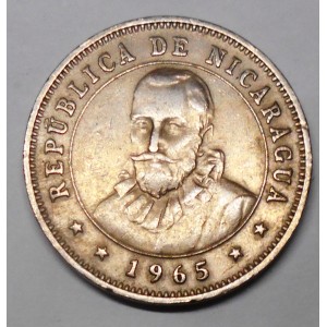 NICARAGUA 25 Centavos 1965