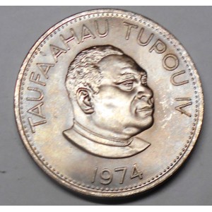 TONGA 20 Seniti 1974 rare