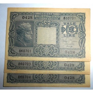 10 Lire 1944 Luogotenenza...