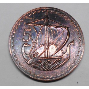 CYPRUS 5 Mils 1978