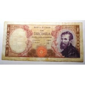 10.000 Lire Michelangelo 1962