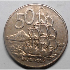 NEW ZEALAND 50 Cents 1979