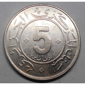 ALGERIA 5 Dinars 1984...