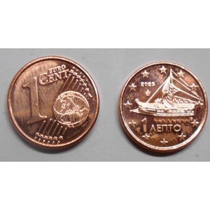 GREECE 1 Euro Cent 2025