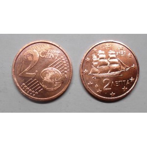 GREECE 2 Euro Cent 2025