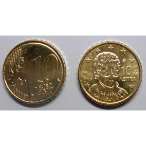 GREECE 10 Euro Cent 2025