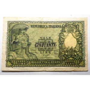 50 Lire 31.12.1951 Di...
